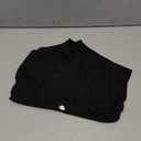 Women Micro Booty Shorts Cheeky Ribbed Knit Lounge Shorts Black M