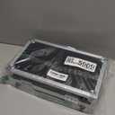 DOITOOL Portable Aluminum Alloy Toolbox with Lock Multifunctional Storage Case for Tools and Instruments Right Angle Design Soft Padded Protection Dimensions