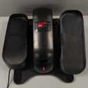 Under Desk Elliptical Machine for Senior Mini Elliptical Leg Exerciser with Remote Quiet Portable Electric Seated Foot Pedal Exerciser for Home Office (Compact)