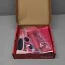 GAGAKU Pretend Hair Salon Toys for Girls,Pretend Makeup for Toddlers Dress Up Beauty Salon Set Stylist Kit with Hair Dryer Apron Curling Flat Scissors Accessories Girl Gifts