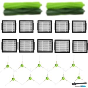 24PK Replacement Parts Kit for iRobot Roomba i7 i7+ i1 i3 i4 i5 i6 i8 J5 J6 J7 J9 Plus E5 E6 Vacuum, Rubber Brushes & High-Efficiency HEPA Filters & Edge-Sweeping Side Brushes