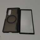 MOBOSI for Samsung Galaxy Z Fold 7 Case with Privacy Screen Protector, [Compatible with Magsafe], [Built-in Kickstand & Full Body Hinge Protection] Magnetic Slim Phone Case for Z Fold7, Black