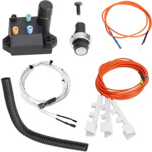 66354 Igniter Kit for Weber GS4 Genesis II Grill Parts Ignition 69308 for Weber GS4 2 E-310 Replacement, Genesis 2 E315, 2 S310, II S315, II SE-310, II SE-315, II CE-310, II CSE-315, II CSS-315 Grills (Black for 66354)