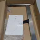 Stainless Steel L-Shaped Hand Towel Holder, SUS304 Bathroom Towel Rack with Thickened Base for Countertop Vanity (Brush Nickel, Square Base)