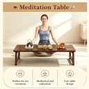 YHGSYXL Foldable Japanese Floor Table No Assembly Required for Small Spaces