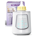 12 in 1 Fast Baby Bottle Warmer with Even Heating No Hot Spots, Night Mode, Sterili-zing, Constant Temp Milk Warmer for Breastmilk & Formula, Fits All Bottles Grey