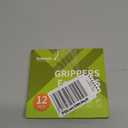 Rabenda 9 Pcs Rug Tape, Non Slip Rug Pads Grippers for Hardwood Floors and Tiles, Reusable Carpet Tape for Area Rugs, Double-Sided Adhesive Rug Stickers Keep Corners Flat (Black)