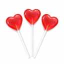 Fruidles 1200-Count Strawberry Flavored Lollipops Mini Heart Shaped Delicious Lollipop, Individually Wrapped, 5g Lollipop (EXP 04/21/27)