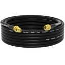 SMA Male to Female RG58 Coaxial Cable 25FT SMA Antenna Extension Cable Low Loss Relocation Coax (NOT for TV, WiFi)