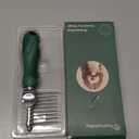 Dematting Comb for Dogs - Dematting Tool for Grooming Dog Matting - Serrated Matted Hair Removal Brush - Easily Remove Knots, Mats, and Tangles - Designed for Wavy & Curly Coats - Freshly Bailey