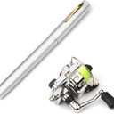 Lixada Fishing Rod Reel Combo Mini Pen Fishing Pole Kit Telescopic Fishing Rod Spinning Reel Combo Kit