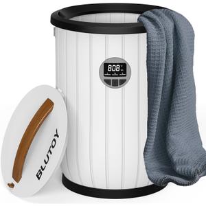 Towel Warmers for Bathroom, 20L Large Bucket with LED Display, 3 Heating Modes & Adjustable Timer, Auto Shut-Off Safety, Fits 2 Oversized 40"x70" Towels, Bathrobes & Blankets  Spa-Grade Towel Heater