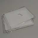 ESSDIAR 5x7 Inches Magnetic Acrylic Clear Photo Frame with Stand (3 Pack)