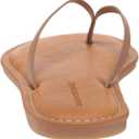 Amazon Essentials Women's Thong Sandal (9.5 Wide, Dark Brown)