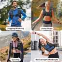 Weighted Vest Woman 5lb/8lb/10lb/12lb/15lb/20lb/25lb/30lb Weight Vest for Women Men, Rucking Vests with Reflective Stripe for Running Workout Walking Strength Training Weight Loss Fitness Weightlifting