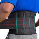 Back Brace for Lower Back Pain Relief Adjustable Lumbar Support Belt for Women & Men, Lower Back Support for Herniated Disc, Sciatica & Heavy Lifting, Workout Back Support Brace, Size XL