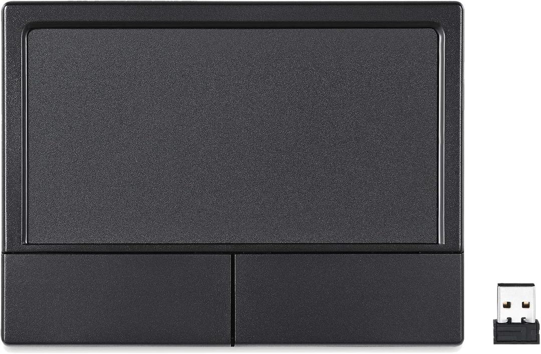 Perixx PERIPAD-704 Wireless Touchpad, Portable Track Pad for Desktop and Laptop User, Large Size 4.72x3.54x0.74 inches (Wireless), Black (Wireless)