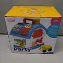 BOBUEXER Toddler Girl Toys 1-2 -Montessori Toys for 1 Year Old Girls,Baby Toys 6-12 12-18 Months, 1st Birthday Girl Gifts,10 in 1 Bilingual Learning Toy with Sound Light (Pink)