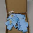 PATIKIL Award Neck Ribbons, 12 Pack Polyester Medal Lanyards with Snap Clip Blank Award Ribbon for Competitions Achievement Sports Party, Sky Blue