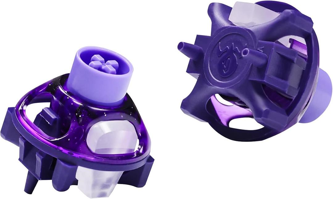 UFO Phantom Purple Magnetic Keyboard Switch, Linear Muffled Sound, Hall Effect Gaming Switches-40gf Pressure, 3.5mm Travel, 23mm Extended Spring(10Pcs)