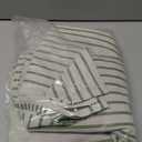 Green Linen Look Shower Curtain  Rustic Boho Farmhouse Style for Bathroom Decor, Waterproof & Wrinkle-Resistant Fabric, 72"x72" with 12 Hooks