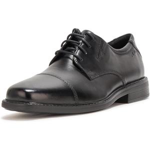 Clarks Men's Cosgrove Cap (12, Black Leather)