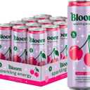 Bloom Nutrition Sparkling Energy Drink - Natural Caffeine, Zero Sugar, 180mg Caffeine - Antioxidant-Rich with Green Coffee Bean, Green Tea Extract, Prebiotics - Shirley Temple- 12oz 12 Pack (EXP 08/01/27)