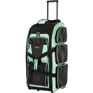 Travelers Club 30" Xpedition Rolling Duffel Bag, Seafoam