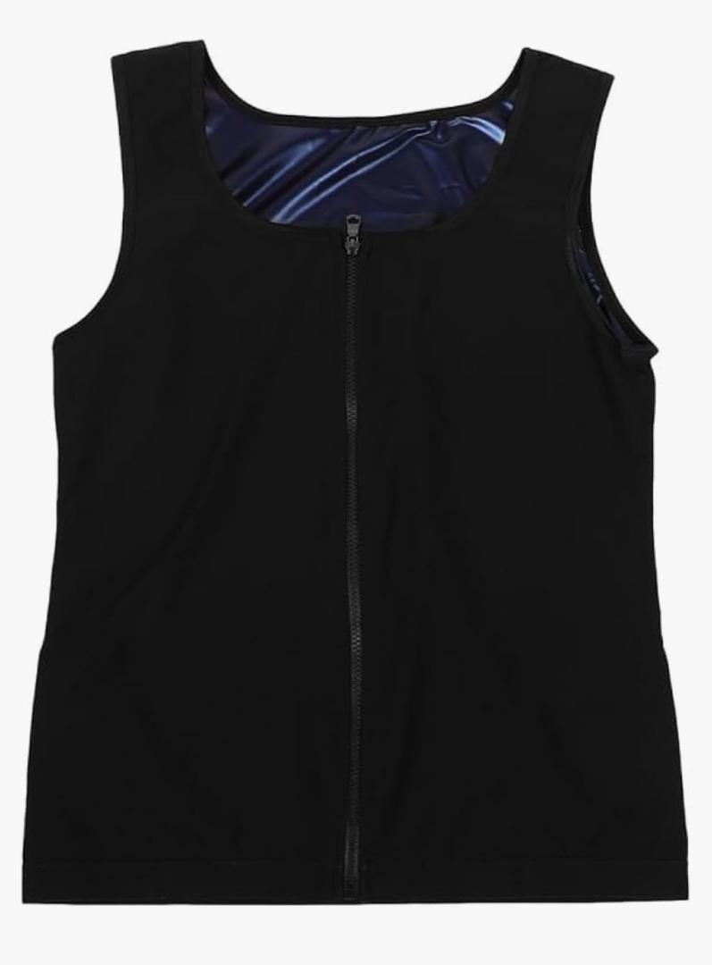 BESPORTBLE Sauna Sweat Vest Men's Waist Trainer Sauna Suit Shirt Workout Tank Top Waist Trainer For Men Compression, S/M