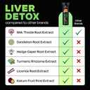 Auric Herbal Liver Support Supplement | Milk Thistle (Silymarin), Turmeric, Garlic, Ginger for Liver Health | Advanced Detox & Cleansing Formula for active Liver | 60 Tablets | Plant Based Gluten-Free (20 Count (Pack of 3))