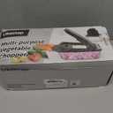 12 Blade All-in-1 Vegetable Chopper Mandoline Slicer with Container, Spiralizer with Containers, Food Chopper, Onion Chopper, Veggie Cutter for Salad, Kitchen Gadgets Accessories Essentials, Black