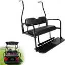 ECOTRIC Rear Flip Folding Seat Compatible with 2000.5-Up Club Car DS Model Golf Cart 400 lbs Weight Capacity-2 Packages