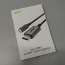 acer USB C to HDMI Cable for Home Office 6.6FT (4K@60Hz), Thunderbolt 4/3 Compatible, High-Speed Type C to HDMI 2.0 Braided Cord for MacBook, iPhone 17/16 Pro/Max, iMac, iPad Pro, Galaxy S25, Surface