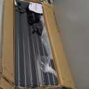 Rujkodvh 2PCS 6x3x1 FT Rectangle Metal Raised Garden Bed Kit, Elevated Garden Planter Box Outdoor, Large Planters for Outdoor Plants, Flower, Vegetables, Fruit, Herbs (Dark Gray)