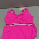 Summer Mae Twist Maternity Bikini Two Piece Pregnancy Swimsuits Cutout Bathing Suit High Waisted Ruched Swimwear, Size 10