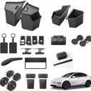 LUCKEASY 12PCS Organizer Sets for Tesla Model Y Juniper 2025 2026