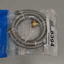 Hydro Master Braided Stainless Steel Dishwasher Connector with Elbow 72 inches 3/8" Comp x 3/8" Comp