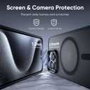 Tigowos Magnetic for iPhone 16 Pro Max Case Fits MagSafe 16FT Drop Resistant Matte Skin Feeling Back Cover Shockproof Slim Fit for iPhone 16 Pro Max Phone Case 6.9 inch, Matte Black