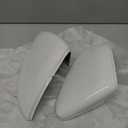 Left+Right Rearview Mirror Cover Side Mirror Caps for VW Golf GTI MK7 2015 2016 2017 2018 2019 2020 2021 White