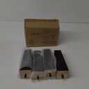 AORYVIC 6 inch Sofa Legs Wood Furniture Legs Pack of 4 Pyramid Couch Legs Mid-Century Modern Brown Replacement Legs for Chair Recliner