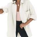 Dokotoo womens Soft (Medium, 1 White)