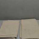 MYSKY HOME Cotton Curtains for Living Room Farmhouse Semi Sheer Light Filtering for Windows, Linen Look Texture Soft Modern Decor Country Style, 50" x 84", Light Oatmeal, 2 Panels (Taupe)