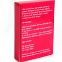 2 x Sx Couples Drinking Game for Adults - Excited & ExhaustedRomantic Game for Couples - Perfect Date Night Ideas T12