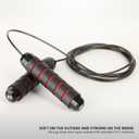 3 x Limm Adjustable Jump Rope for Workout - All-Purpose Exercise Jump Rope Kids & Adults Love with Tangle-Free, Comfortable Foam Handles - Best Slimming, Cardio & Endurance Training (Red/Black)