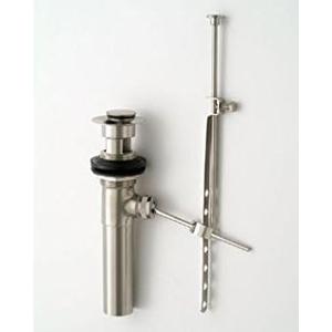 Jaclo 836-SB Fully Polished Pop-up Drain Assembly with Overflow, Satin Brass