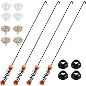 W11130359 Washer Suspension Rod Kit Part Compatible with Whirlpool Maytag Kenmore Crosley WTW7000DW0, 7MWTW7000EW1, WTW7040DW0, 11026132412, 11020372710, Replaces W10594082 AP6261901 PS12347544