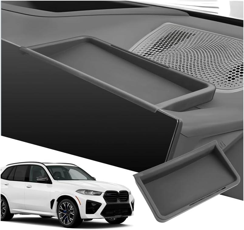 SXCY for 2024 2025 2026 BMW X5/X6/X7 Dashboard Tray [14.9 in All-one Touch Screen Only] for BMW X5 2024-2026 Accessories for 2025 2026 BMW X5 Console Organizer 2024 2026 X5 Dash Screen Back Organizer