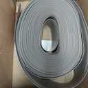 Flexible Baseboard Molding Trim 6" x 100 ft, Self-Adhesive Vinyl Wall Base Cove Base, Peel and Stick Rubber Wall Base Molding Trim - Gray