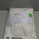 Royale Linens 100% Organic Cotton Fitted Sheet - Percale Weave - Super Soft Deep Pocket Bottom Sheets - White Elastic Sheet Twin Size - Twin Fitted Sheets Only - (39"x75"+15", White)