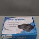 Memory Foam Seat Chair Cushion for Relieves Back Sciatica Pain Tailbone Pain Coccyx Degenerating Disc Orthopedic Osteoarthritis Prostate Cushion Low Back Pain Cushion Hip Shaping (Dark Gray)